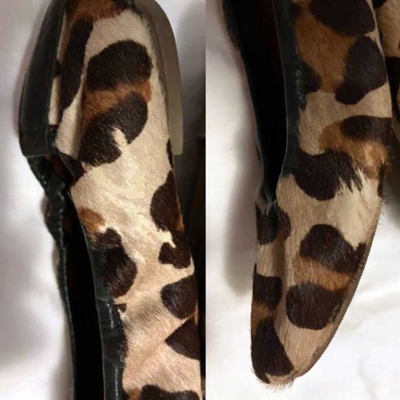 Isabel Marant Etoile Leopard Ponyhair Ballet Flats Fits Size 8 - Picture 5 of 5